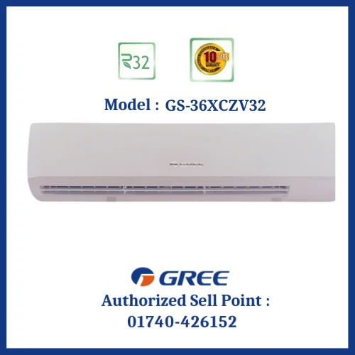 Gree 3 Ton Inverter Split Type Air Conditioner (GS36XCZV32)